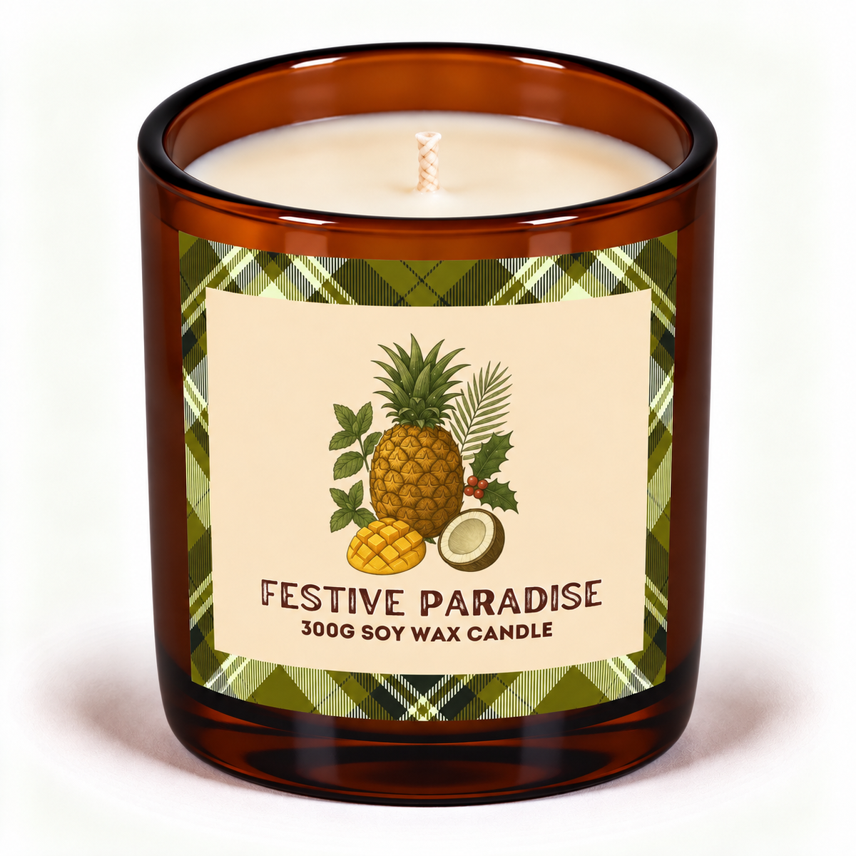 Festive Paradise - 300g Soy Wax Candle