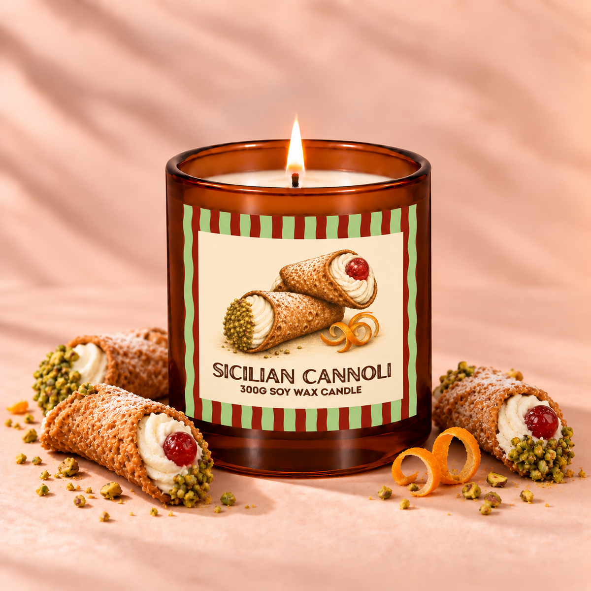 Sicilian Cannoli - 300g Soy Wax Candle