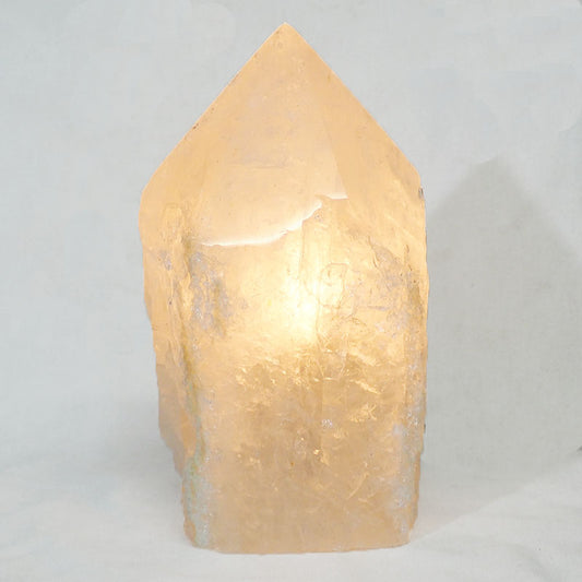 Clear Quartz Point Lamp