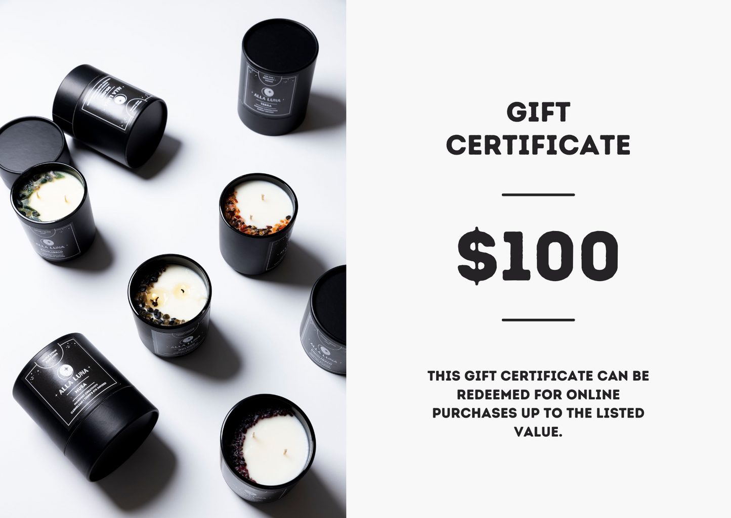 Online Gift Certificate