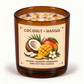 Coconut + Mango - 300g Crystal Infused Soy Wax Candle