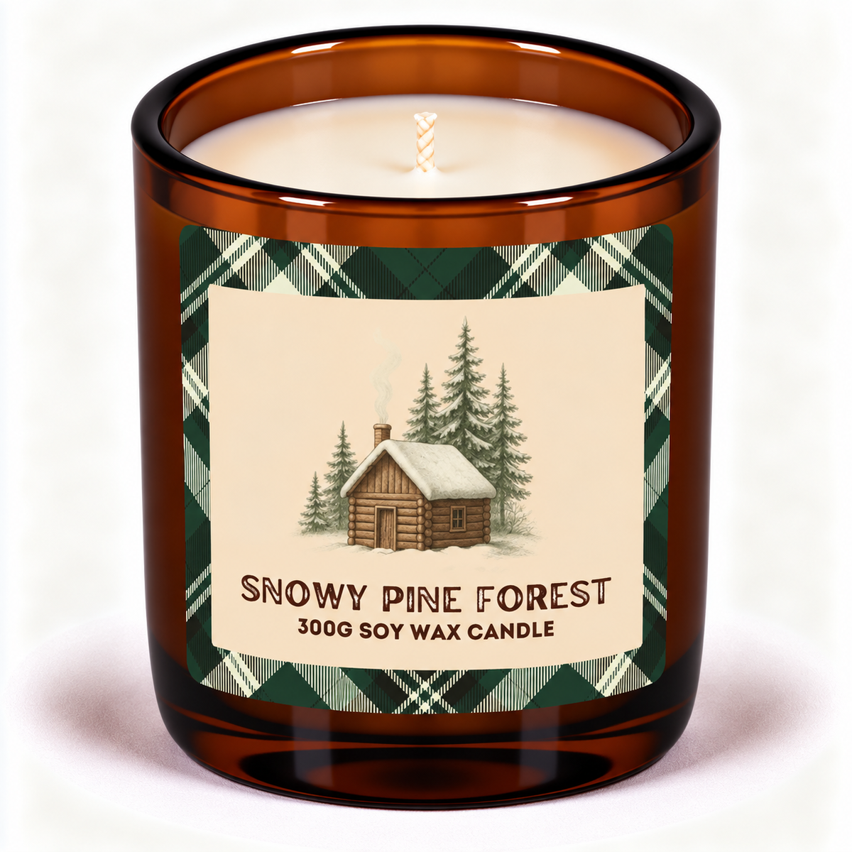 Snowy Pine Forrest - 300g Soy Wax Candle