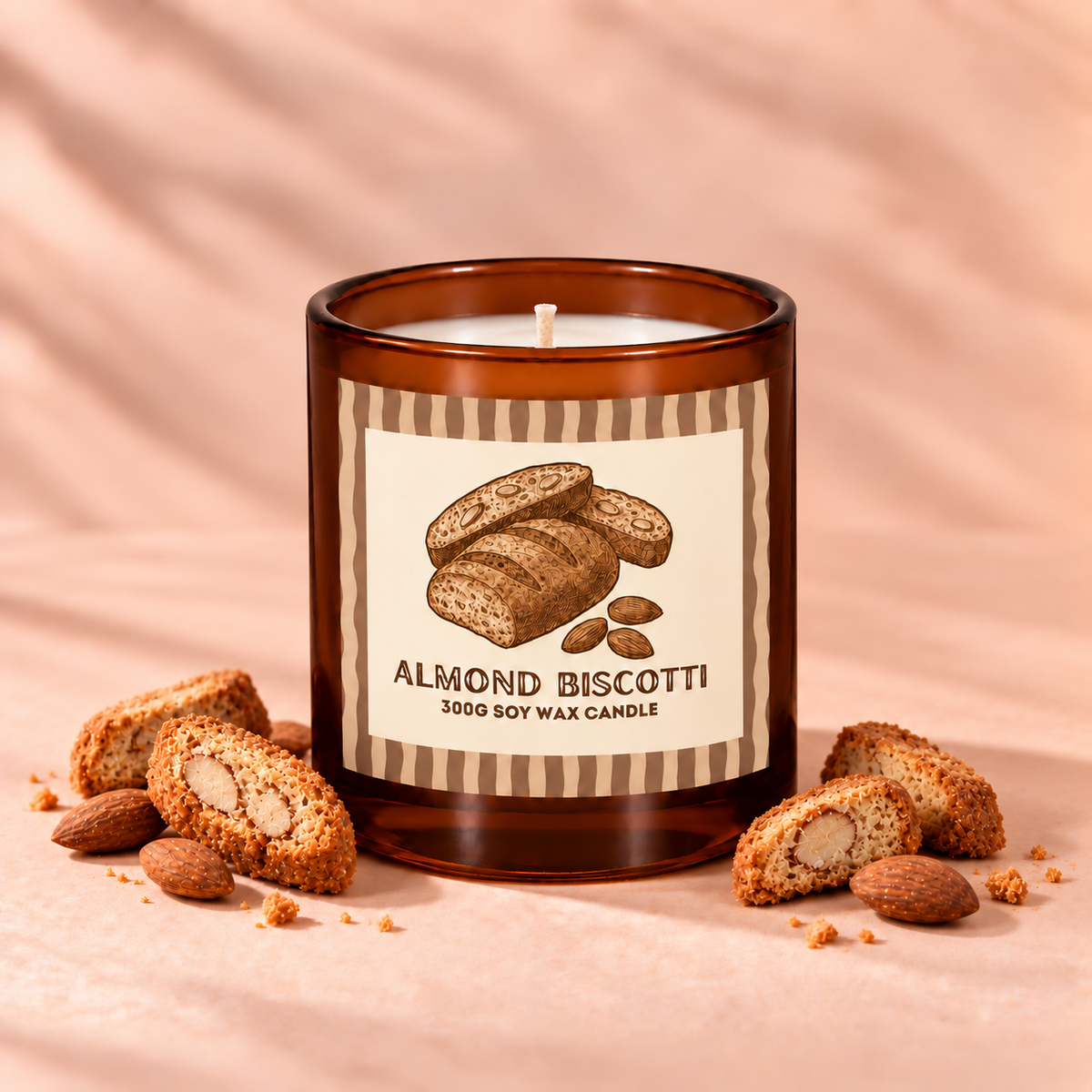 Almond Biscotti - 300g Soy Wax Candle