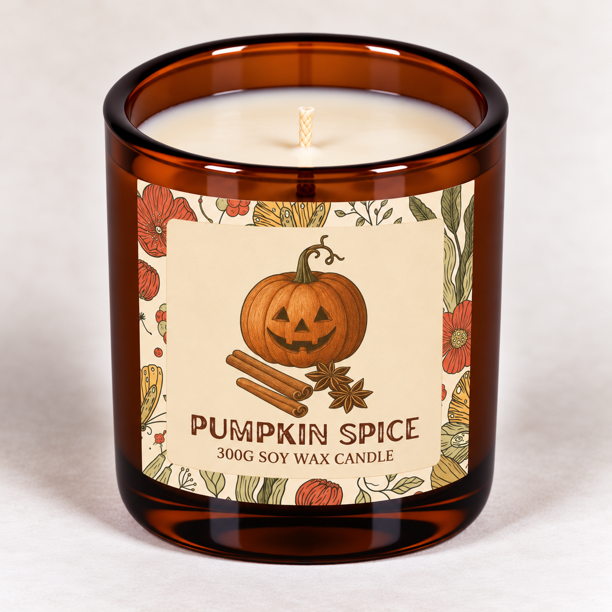 Pumpkin Spice - 300g Soy Wax Candle