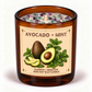 Avocado + Mint - 300g Crystal Infused Soy Wax Candle