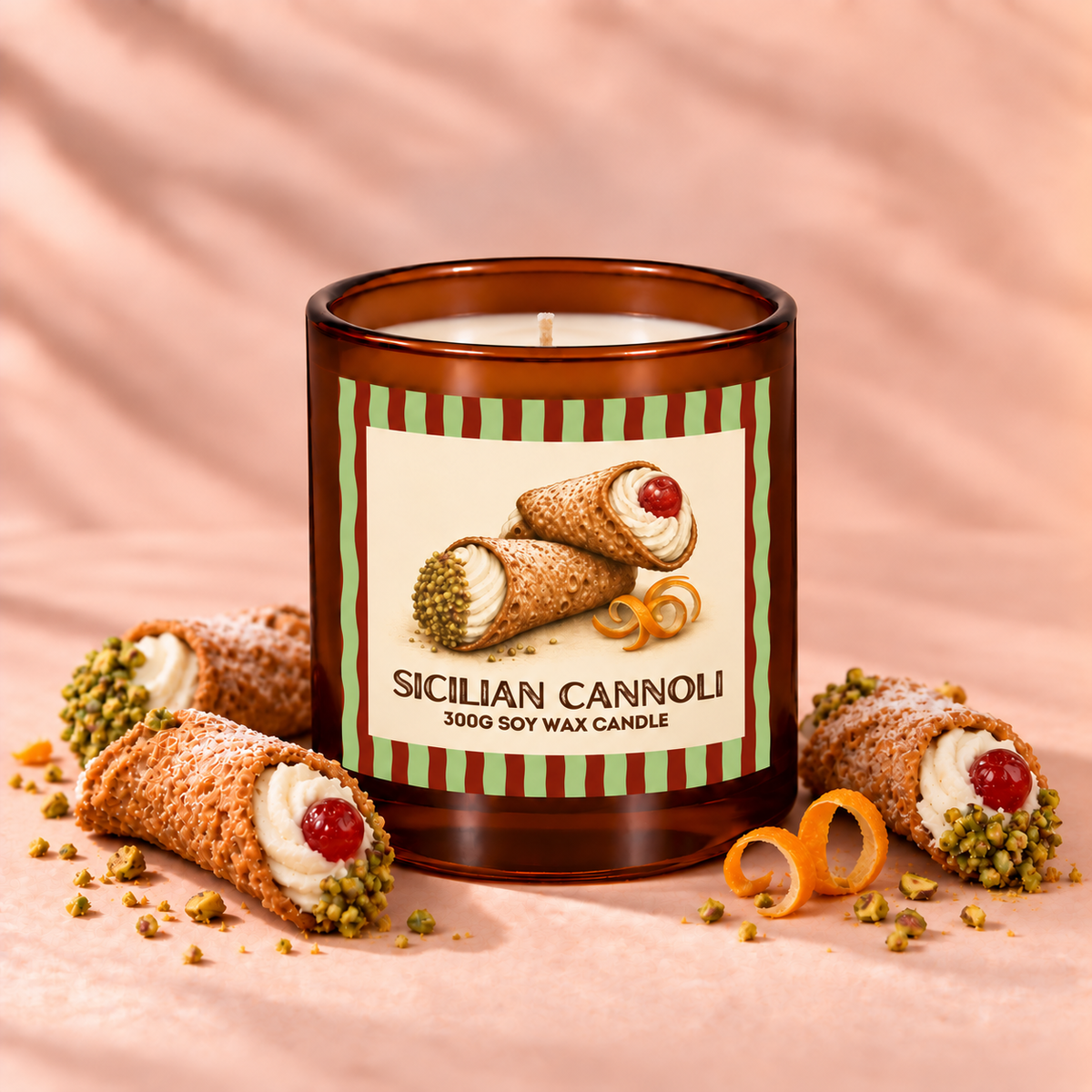 Sicilian Cannoli - 300g Soy Wax Candle