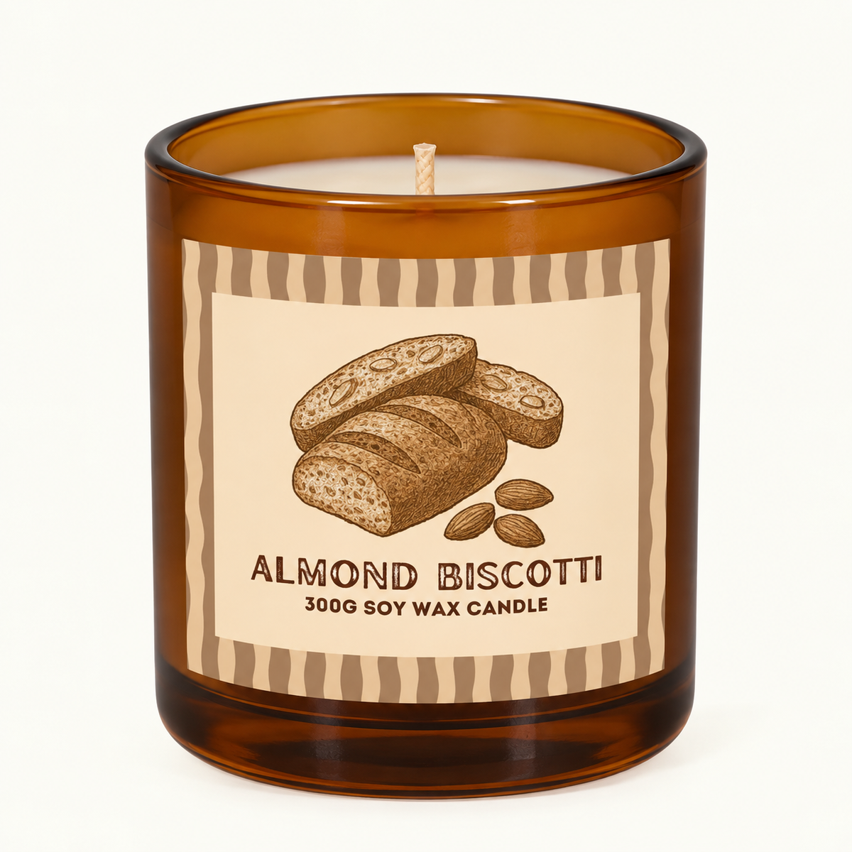 Almond Biscotti - 300g Soy Wax Candle