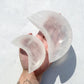 Selenite Charging Bowl - Moon Shape